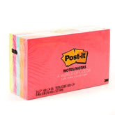 Post-it Notes Neon Colors 655-5PK. 3 x 5 in (76 mm x 127 mm), - Al Masam Stationery LLC